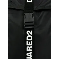 Zwarte rugzak met kliksluiting