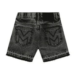 Zwarte shorts met kraaldetails