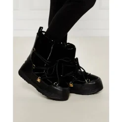 Zwarte Sneeuwlaarzen met Veters