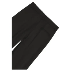 Zwarte sport-chique broek met zijstrepen