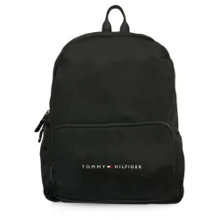 Zwarte Stoffen Rugzak met Iconisch Logo