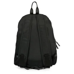 Zwarte Stoffen Rugzak met Iconisch Logo