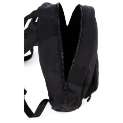 Zwarte Stoffen Rugzak met Iconisch Logo