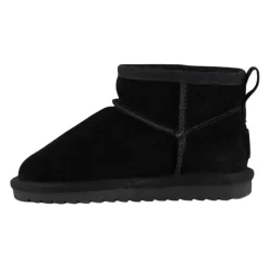 Zwarte Suède Kinderen Slip-On Laars