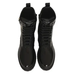 Zwarte veterlaarsjes voor meisjes