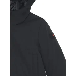 Zwarte Winterjas met Capuchon