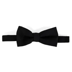 Zwarte wollen vlinderdas met labyrint