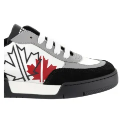 Zwart/Wit Leren Kinderschoenen